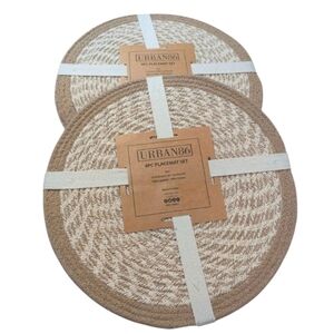 Urban86 Round 15 Inch Woven Placemats Set